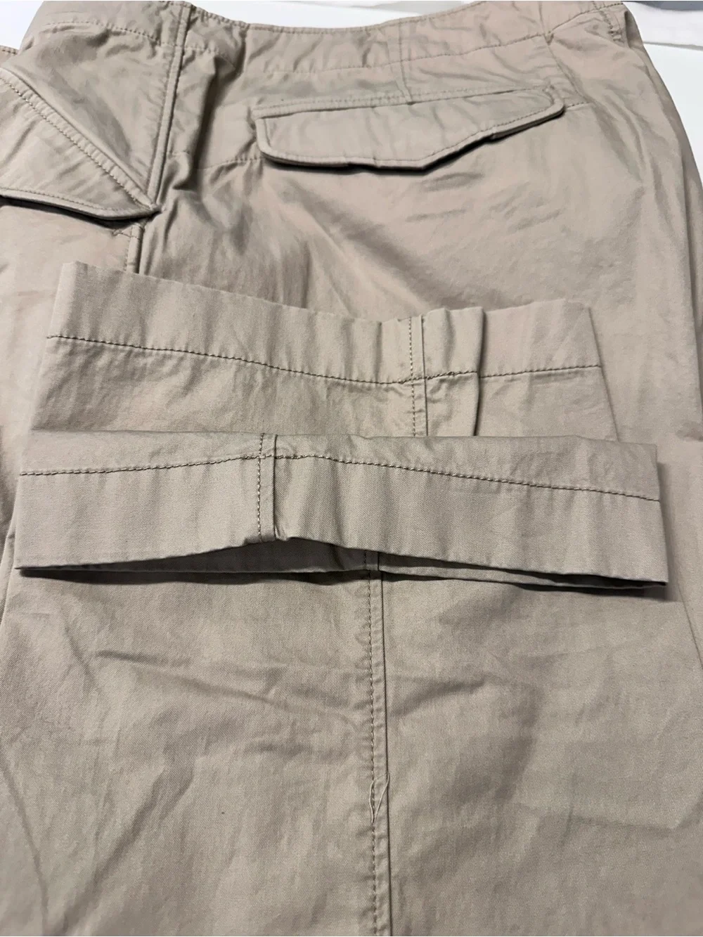 Men's Vintage Summer 2010 Casual Drawstring Essential Chino Pants - Beige